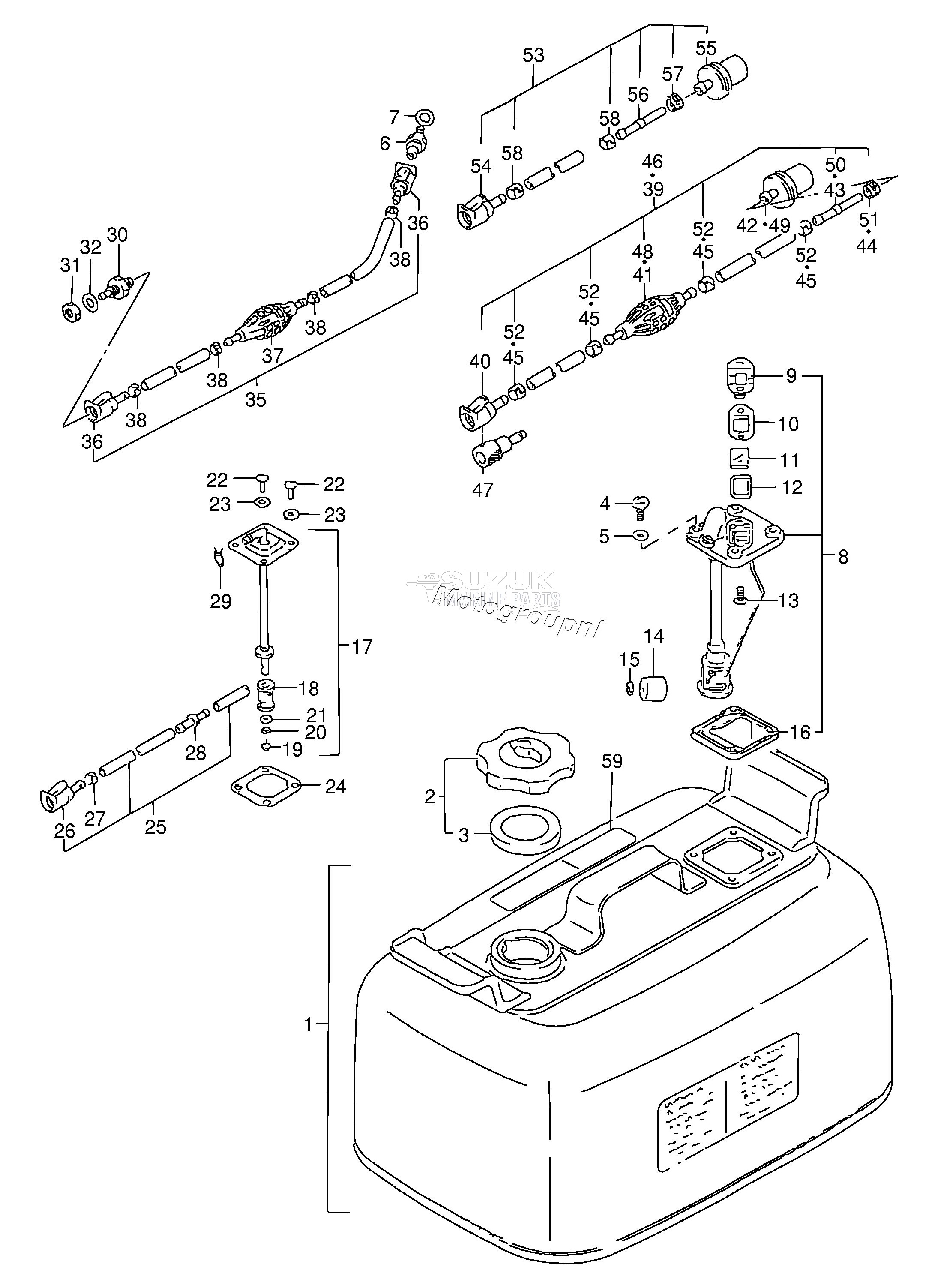 FUEL TANK (MODEL:88~92 /​ 24L)