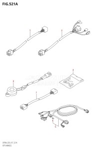 07003F-710001 (2017) 70hp E03-USA (DF70AT) DF70A drawing OPT:HARNESS