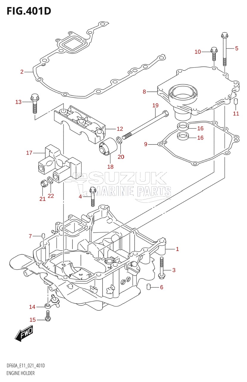 ENGINE HOLDER (DF40ASVT:E34)