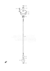 Outboard DF 90A drawing Clutch Rod