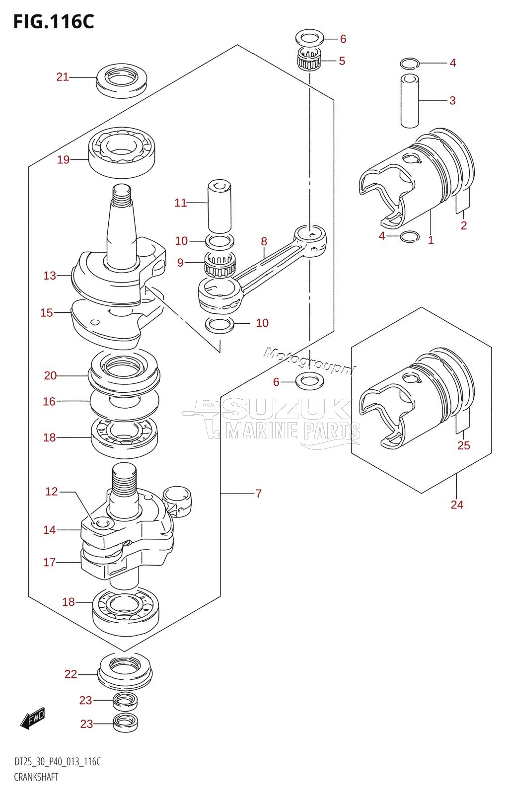 CRANKSHAFT (DT30R:P40)