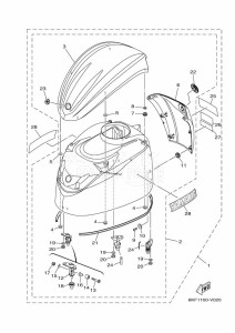 F300G drawing FAIRING-UPPER