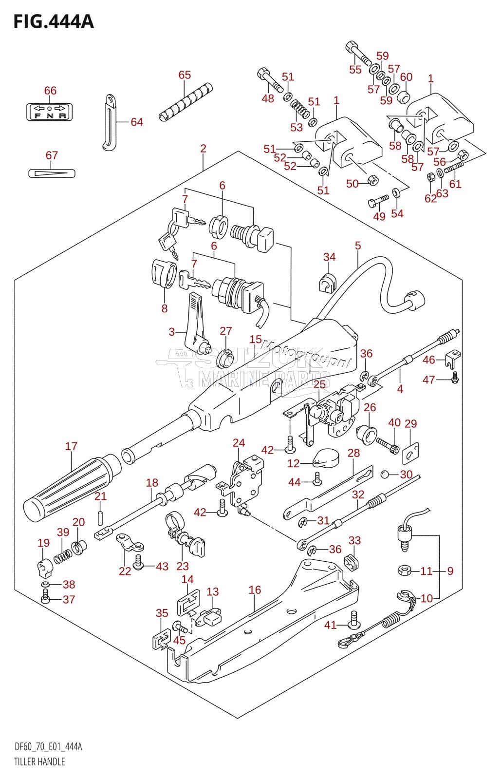 TILLER HANDLE (DF70WTH)