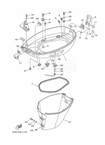 F50DETL drawing BOTTOM-COWLING