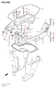 DF300A From 30002P-310001 (E40)  2013 drawing SIDE COVER (DF250A:E01)