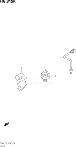 06003F-410001 (2014) 60hp E01 E40-Gen. Export 1 - Costa Rica (DF60AVT  DF60AVTH) DF60A drawing SENSOR (DF60AQH:E40)