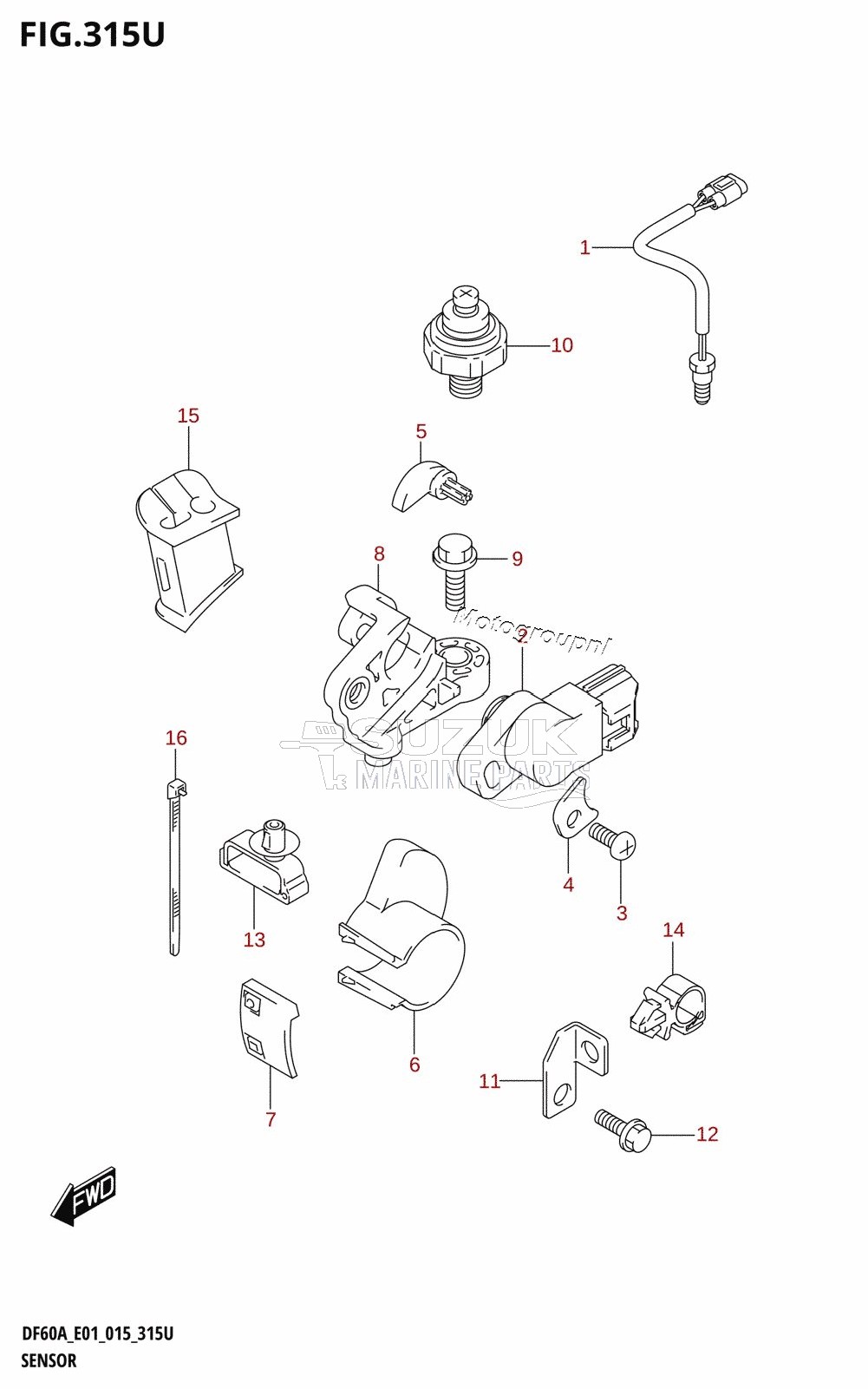 SENSOR (DF60AVTH:E40)