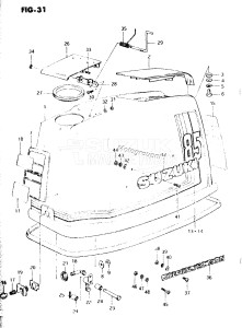 DT85 From 8501-200000 ()  1985 drawing ENGINE COVER (T 0 /​ I) J, VZ