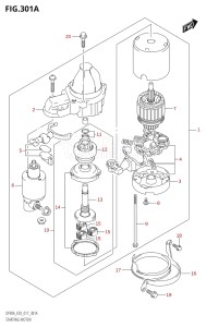 08002F-710001 (2017) 80hp E03-USA (DF80AT) DF80A drawing STARTING MOTOR