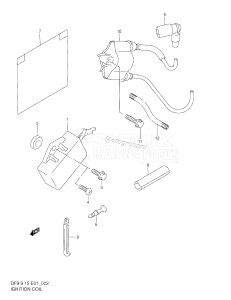 DF9.9 From 00991 F-751001 ()  1997 drawing IGNITION COIL