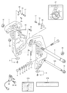 DT60 From 06002-461001 ()  1994 drawing CLAMP BRACKET (DT60WT)