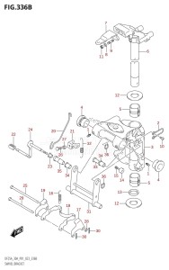 DF25A From 02504F-240001 (P01)  2022 drawing SWIVEL BRACKET (DF25AR,DF30AR)