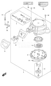 DF 9.9A drawing Recoil Starter