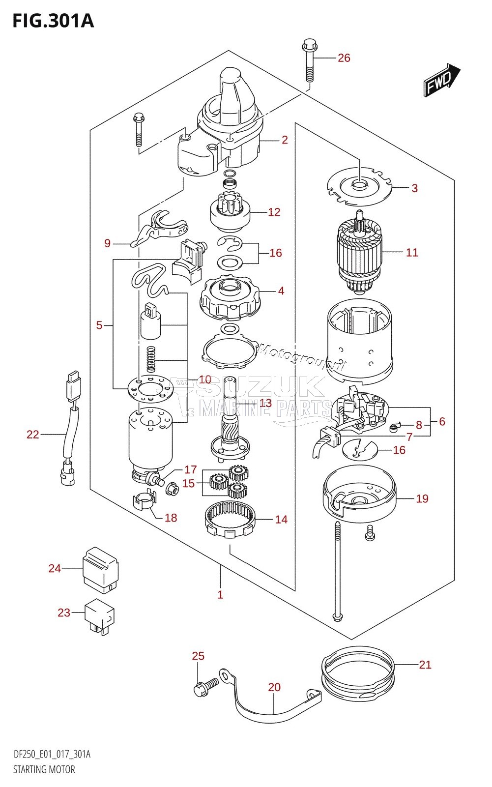 STARTING MOTOR