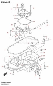 DF200AZ From 20003Z-610001 (E03)  2016 drawing ENGINE HOLDER