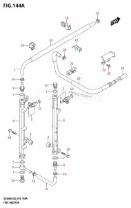 DF250AP From 25003P-910001 (E03)  2019 drawing FUEL INJECTOR