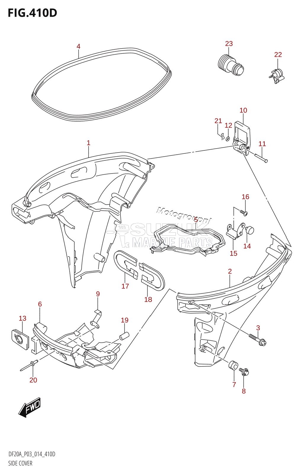 SIDE COVER (DF9.9BTH:P03)