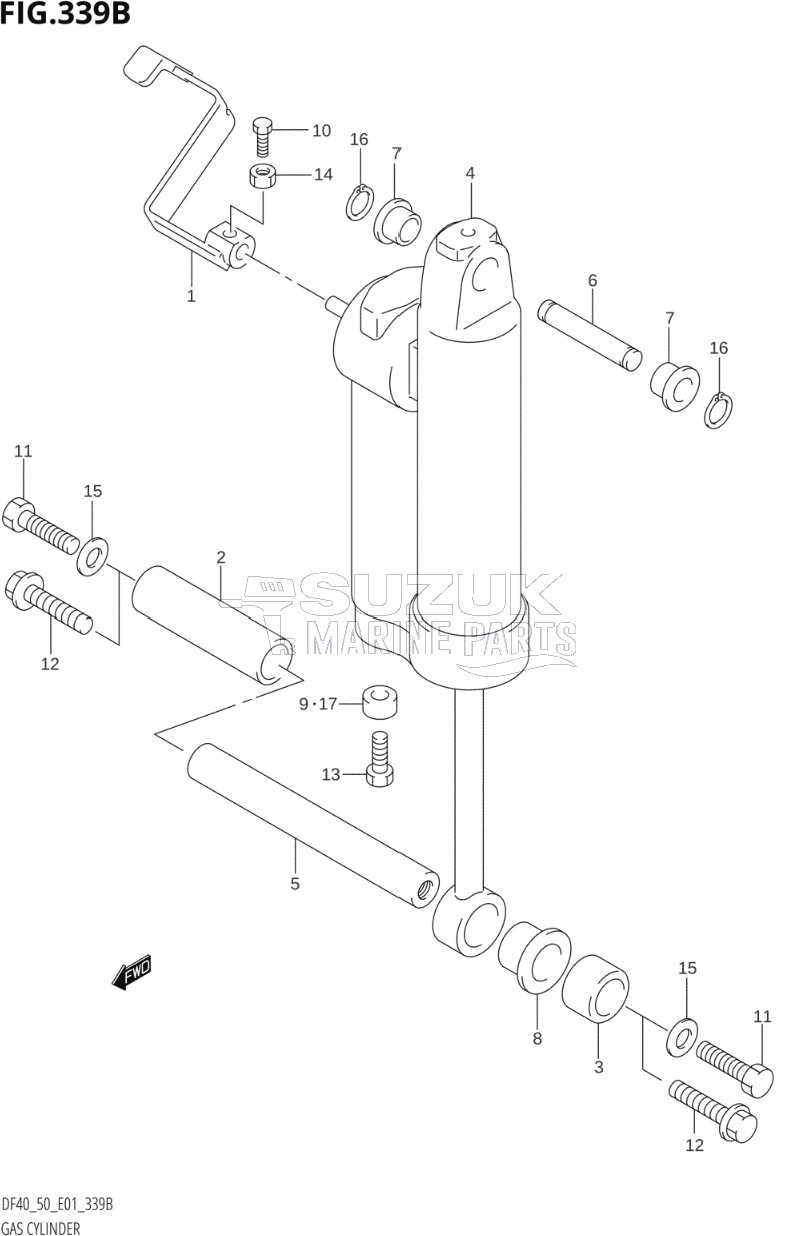 GAS CYLINDER ((DF40QH,DF50WQH):(K1,K2,K3,K4,K5,K6,K7,K8,K9,K10),DF50QH:(K1,K2,K10))