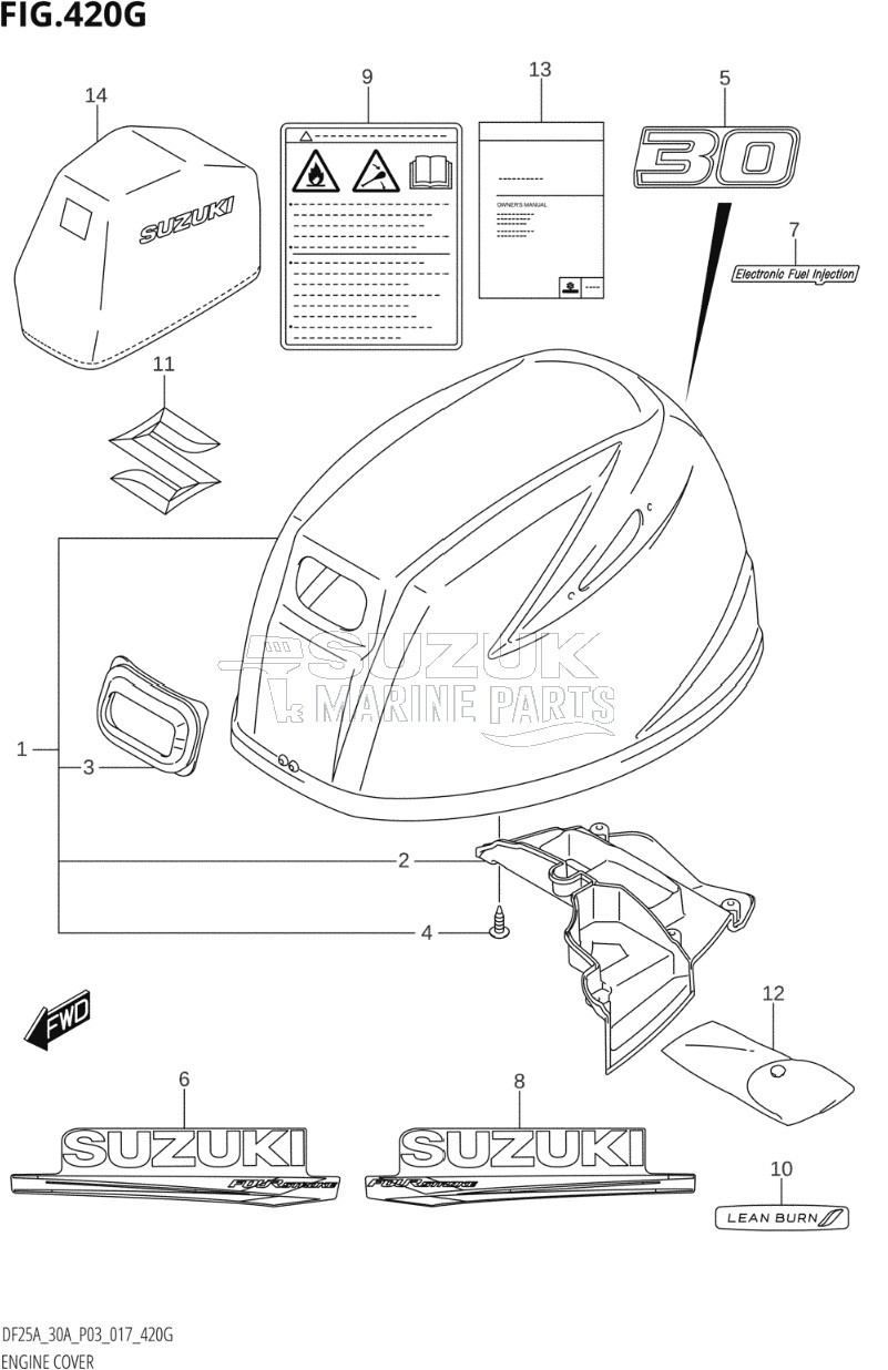 ENGINE COVER (DF30ATH:P03)