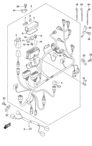 Outboard DF 40A drawing Harness