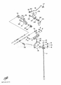 FT50B drawing THROTTLE-CONTROL