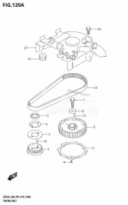 DF25A From 02504F-810001 (P01)  2018 drawing TIMING BELT (DF25A,DF25AR,DF25AT,DF25ATH)