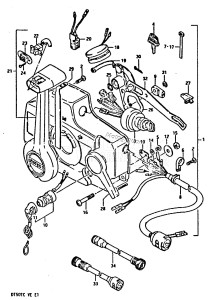 DT50 From 05003-401001 ()  1984 drawing REMOTE CONTROL BOX