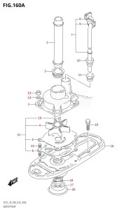 DT25 From 02503K-910001 (P36-)  2019 drawing WATER PUMP (S-TRANSOM)