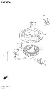 DF9.9B From 00995F-410001 (P03)  2014 drawing MAGNETO (DF9.9B:P03:M-STARTER)