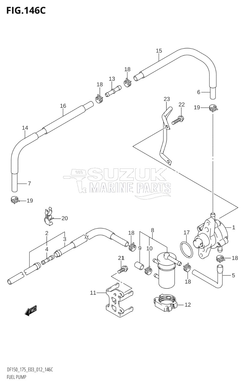 FUEL PUMP (DF175T:E03)