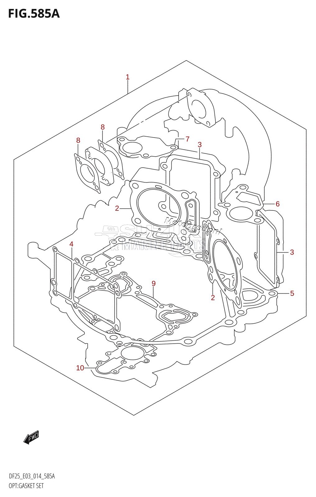 OPT:GASKET SET