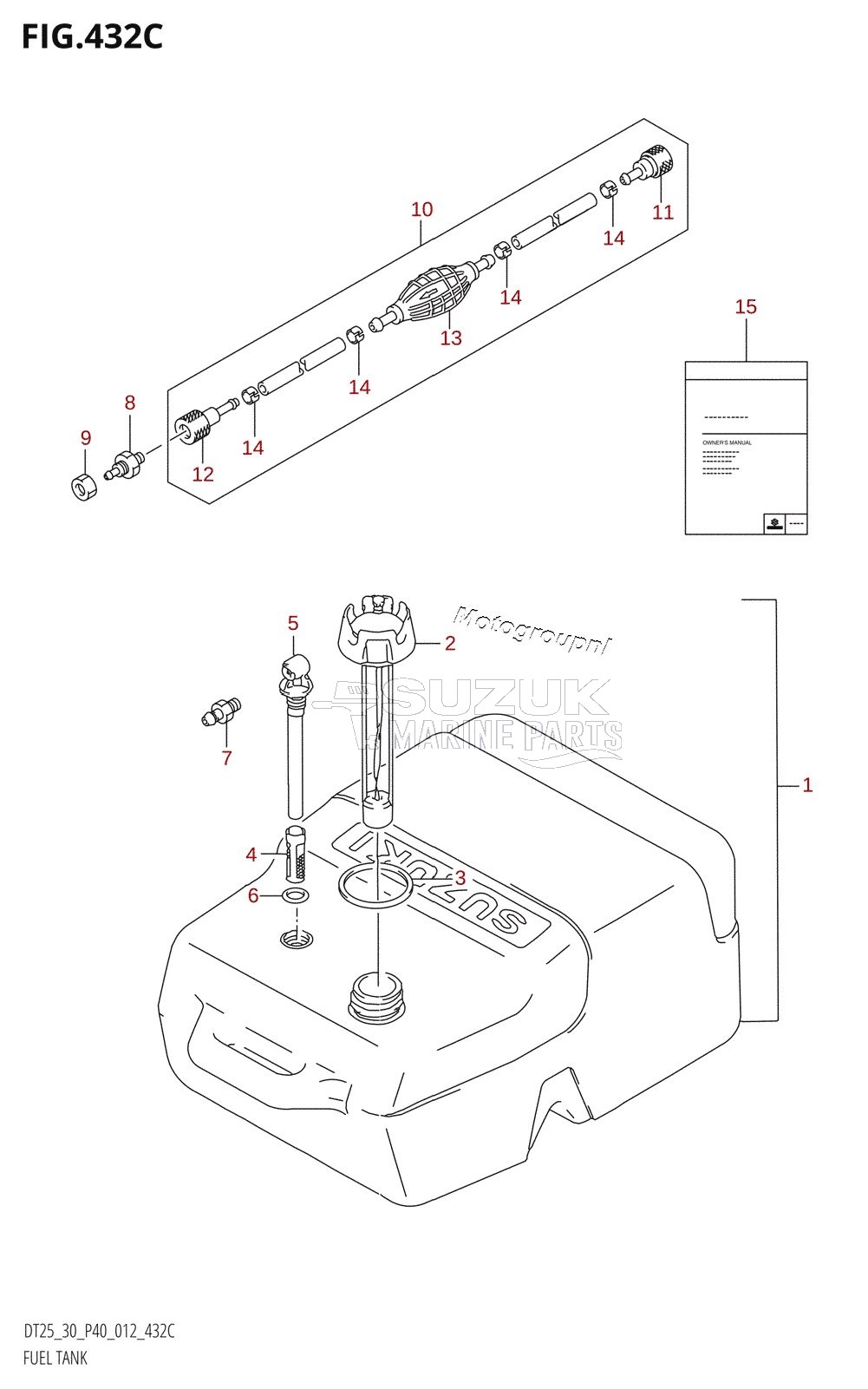 FUEL TANK (DT30:P40)