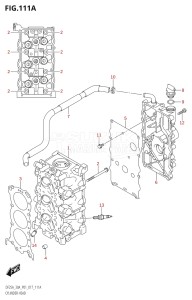 02504F-710001 (2017) 25hp P01-Gen. Export 1 (DF25A  DF25AR  DF25AT  DF25ATH) DF25A drawing CYLINDER HEAD