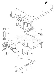 J4 From 00401J-801001 ()  1991 drawing FUEL PUMP (DT5Y)