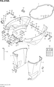 15004F-040001 (2020) 150hp E03-USA (DF150AST) DF150AST drawing SIDE COVER