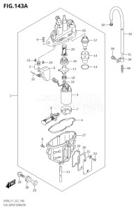 07003F-240001 (2022) 70hp E11 E40-Gen. Export 1-and 2 (DF70AT  DF70ATH  DF70ATH) DF70A drawing FUEL VAPOR SEPARATOR (E01,E03,E11)