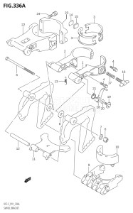 00251F-780001 (2007) 2.5hp P01-Gen. Export 1 (DF2.5K7) DF2.5 drawing SWIVEL BRACKET