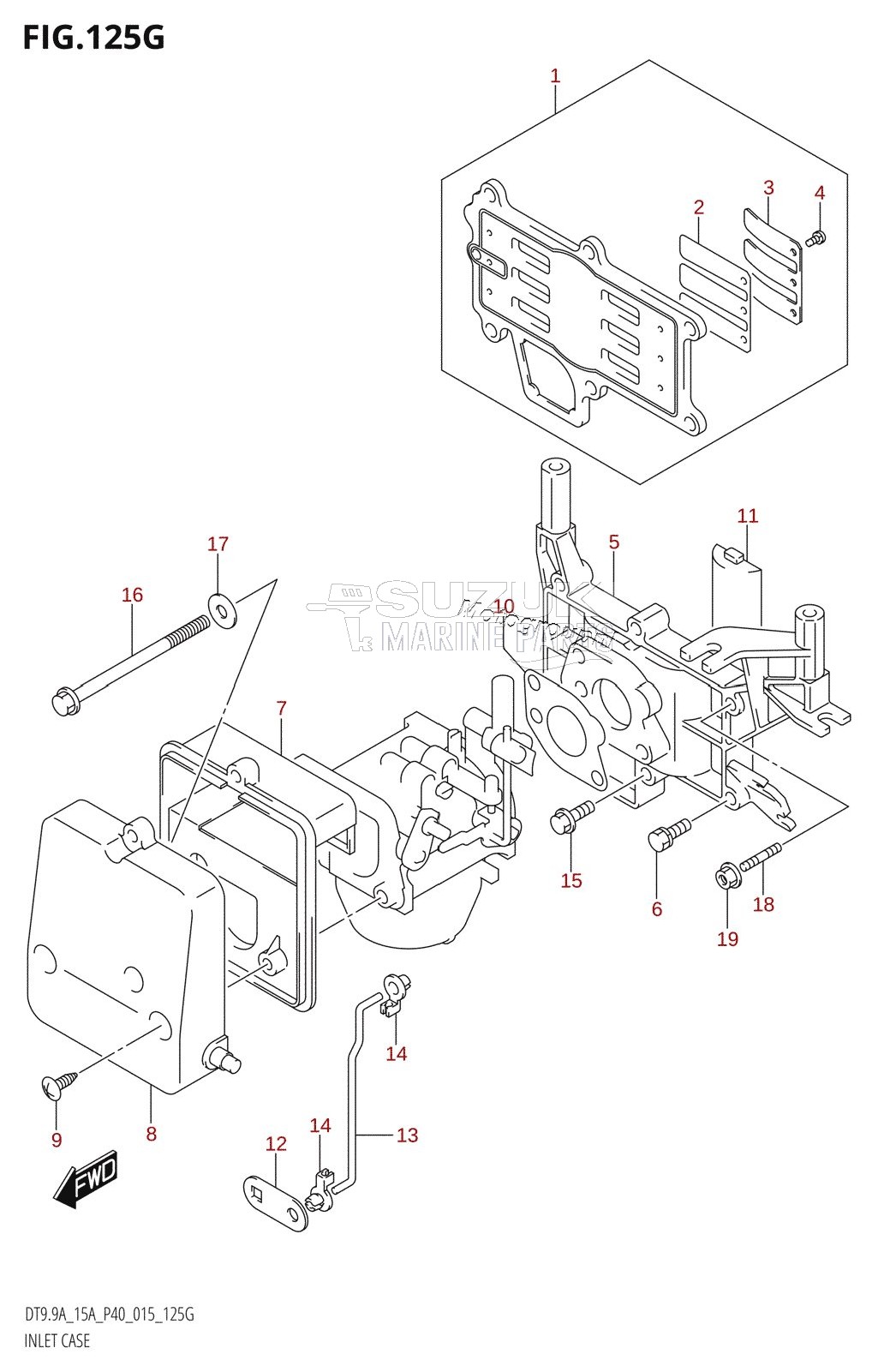 INLET CASE (DT15AK:P36)