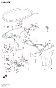 08002F-510001 (2005) 80hp E40 E01- (DF80A) DF80A drawing SIDE COVER (DF90ATH:E40)