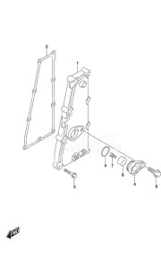 DF 90A drawing Exhaust Cover