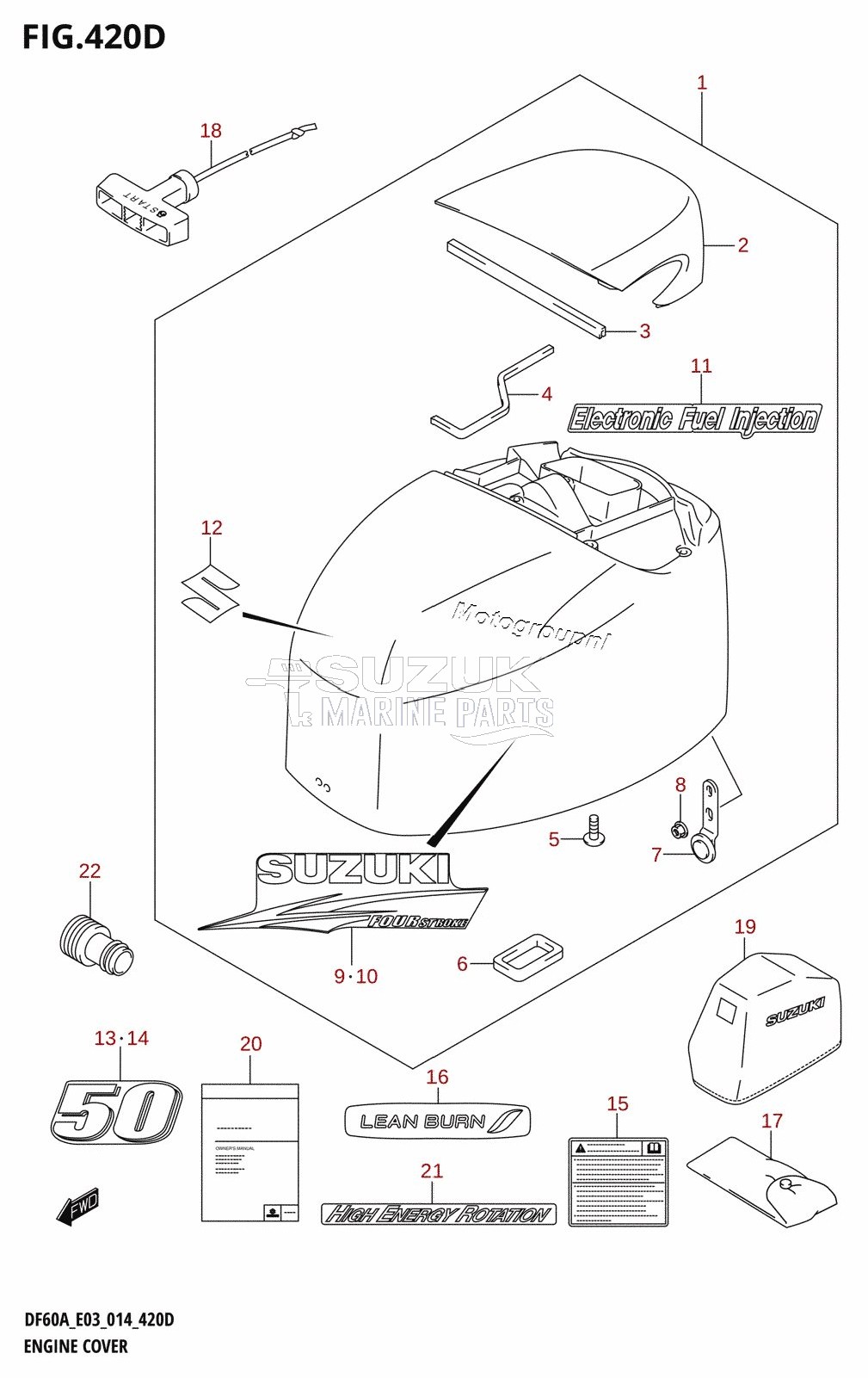 ENGINE COVER (DF50AVT)