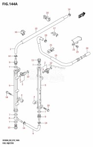 DF300AP From 30002P-910001 (E03)  2019 drawing FUEL INJECTOR