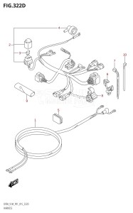 DF9.9A From 00994F-510001 (P01)  2015 drawing HARNESS (DF9.9AR:P01)