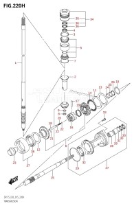 DF150ZG From 15002Z-510001 (E03)  2015 drawing TRANSMISSION (DF175ZG:E03)