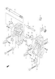 DF 9.9 drawing Clamp Bracket