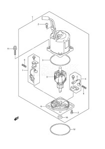 DF 300A drawing PTT Motor