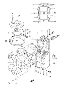 DT5W From 0502-2xxxx ()  1989 drawing CYLINDER DT8 VZ