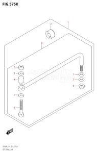 05003F-510001 (2005) 50hp E01-Gen. Export 1 (DF50A  DF50ATH) DF50A drawing OPT:DRAG LINK (DF60AVTH:E40)