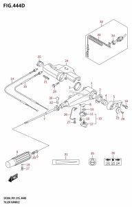 DF15A From 01504F-510001 (P01)  2015 drawing TILLER HANDLE (DF20A:P01)