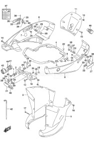 Outboard DF 350A drawing Side Cover